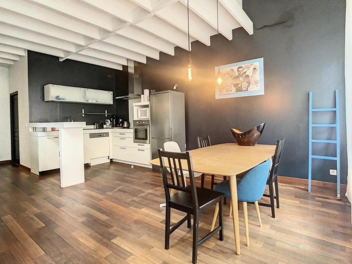 Ferienwohnung Loft Hyper Centre Reims 6 Pers Avec Parking Exterior foto